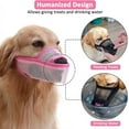 thumbnail image 5 of Nylon Dog Muzzle for Small Medium Large Dogs, Air Mesh Breathable and Drinkable Pet Muzzle for Anti-Biting Anti-Barking Licking, 5 of 6