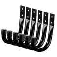 thumbnail image 3 of 6 ganchos de garaje de hierro resistente que ahorran espacio, prácticos y resistentes ganchos de pared para colgar cables, cestas, bicicletas y patio. Negro, 3 of 8