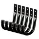 thumbnail image 4 of 6 ganchos de almacenamiento para garaje, ganchos de pared, fáciles de instalar, de hierro, resistentes, para colgar herramientas, cuerdas, almacén y Negro, 4 of 8