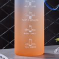 thumbnail image 2 of Bouteille d'Eau Froide Dégradé Givré 1000ML pour Extérieur (Bleu), 2 of 9