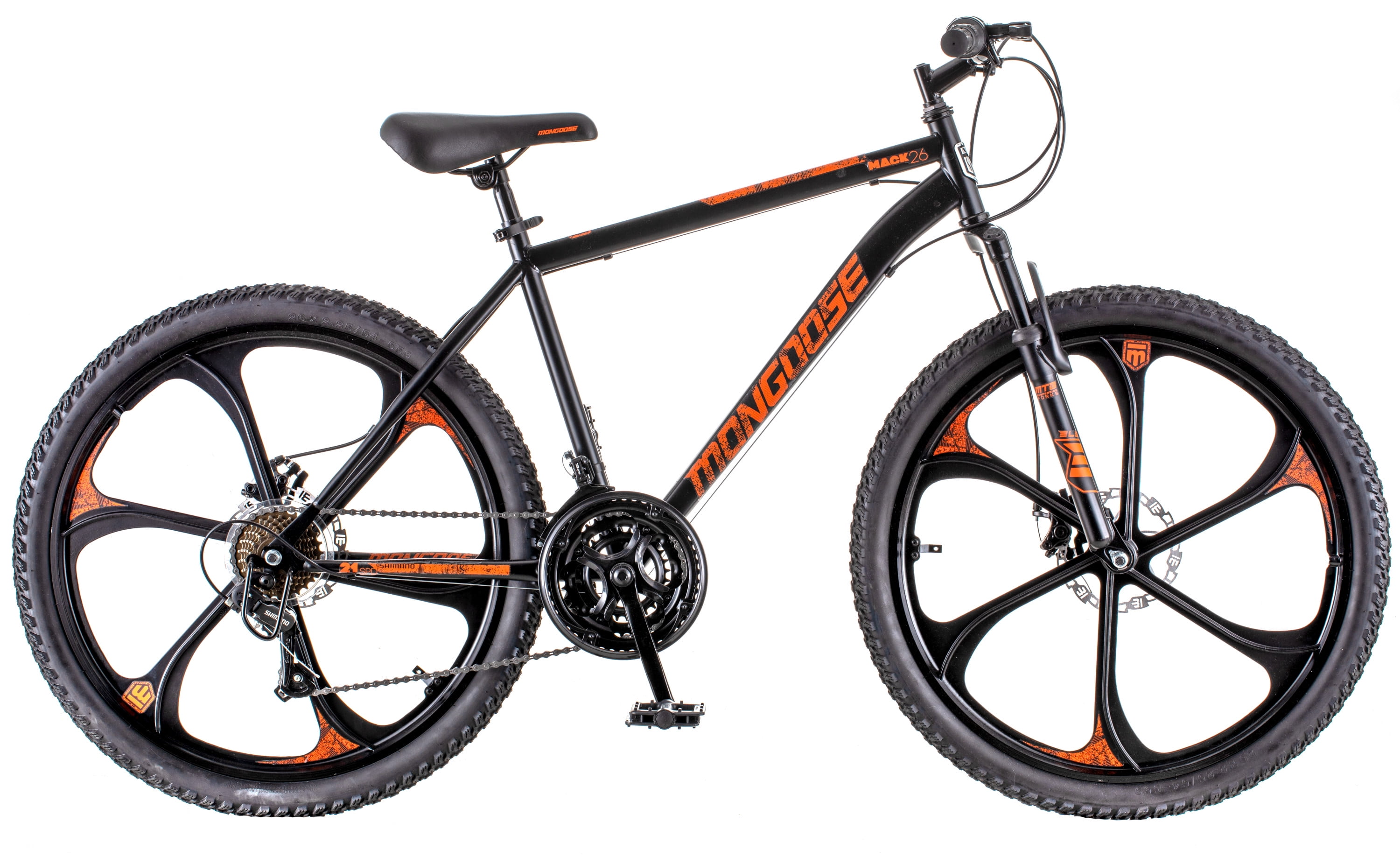 Mountain Bike For Men's Bicycle 21-Speed 26" MAG Wheels Bicycle MTB Bikes 