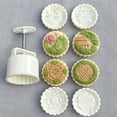 thumbnail image 2 of Plastic Material Mooncake Mold Mooncake Stamp Mooncake Tools for Creative Scenery Shape Baking Molds for Mid-Autumn Fest, 2 of 4