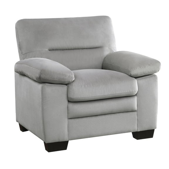 Lexicon Keighly Textured Fabric Chair in Gray