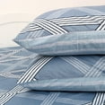 thumbnail image 4 of PiccoCasa 4 Piece Bed Sheet Sets Cotton Bedding Set for Full Size Bed, Blue, 4 of 6