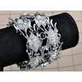 thumbnail image 2 of Alilang Silvery Tone Metal Crystal Rhinestone Crawling Spider Family Bracelet Bangle Cuff, 2 of 5