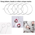 thumbnail image 4 of 50Pcs Round Metal Beading Hoop, Earring Beading Hoop Rings Stainless Steel Circle DIY Jewelry Accessories for Hoop Earrings Making, 4 of 5