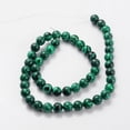 thumbnail image 3 of 1strand Gemstone Strands Imitation Malachite Round Dyed 8mm Hole: 1mm about 50pcs/strand 15 inch, 3 of 3