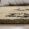 thumbnail image 5 of SAFAVIEH Soho Liam Geometric Wool Area Rug, Sage/Black, 2' x 3', 5 of 11