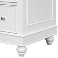 thumbnail image 7 of Yesfashion 36" Bathroom Vanity Cabinet with 4 Drawers, Cabinet Door, Open Back, Adjustable Shelves Multifunctional Freestanding Wood Bathroom Storage Cabinet (Sink Not Included), 7 of 7