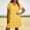 Yellow, variant on Women's Swimsuit Coverup Short Sleeve Bathing Suit Cover up Casual T-Shirt Dress Plus Size Loose Beachwear Coverups L-5XL Red