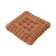 thumbnail image 2 of Cojín de Suelo para Oficina, Suave y Aterciopelado, Cómodo Tatami, Multiusos para El Hogar y El Exterior, Cómodo Soporte para Largas Sesiones, 40 Cm, Color Café, 1 Unidad., 2 of 7