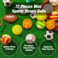 thumbnail image 2 of Pelotas antiestrés de espuma HydRen Sports, 6,3 cm, 72 unidades, con bolsa de almacenamiento, 2 of 7