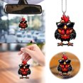 thumbnail image 1 of Sunglasses Car Accessories Acrylic Chain Keychain Backpack Pendant Exquisite Craft 2D Effect, 1 of 9