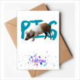 thumbnail image 1 of animal cate chain ecology Welcome Back Greeting Cards Envelopes Blank, 1 of 3