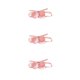 thumbnail image 1 of Qarigey Caja de anillo, collar de novia, soporte de almacenamiento, organizador de pulseras, ceremonia de aniversario, portador de joyas, caja colgante Caja Colgante Rosa 3piezas Qarigey CBP184328, 1 of 6