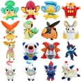 thumbnail image 2 of Kawaii Pokemon Victini Snivy Deerling Emolga Tepig Soft Plush Toys Pansear Pansage Panpour Zorua Oshawott Darumaka Peluche Doll, 2 of 5
