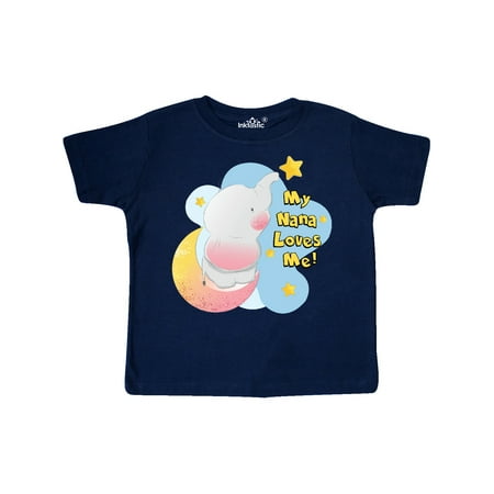 

Inktastic My Nana Loves Me Gift Toddler Boy or Toddler Girl T-Shirt