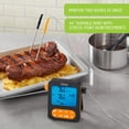thumbnail image 2 of TruTemp Digital Dual Probe Programmable Meat Thermometer for Grilling, Smoking, & Cooking, Orange, 2 of 9