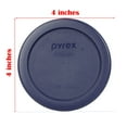 thumbnail image 3 of Pyrex Replacement Lid 7202-PC Dark Blue Round Cover (4-Pack) for Pyrex 7202 1-Cup Bowl (Sold Separately), 3 of 4