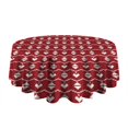 thumbnail image 4 of Christmas Round Tablecloth 70x70in(178x178cm) – Waterproof Polyester Table Cover with Full Print Design, Wrinkle Resistant & Washable for Kitchen Dining Party Decor, 4 of 5
