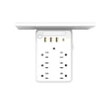 thumbnail image 1 of Wall Outlet Extender with Shelf Night,9-in-1 Outlet Extender, Flat Plug Power Strip, Power Socket Expander,Multi Plug Wall Outlet for Home & Office & Travel Outdoor, 1 of 8