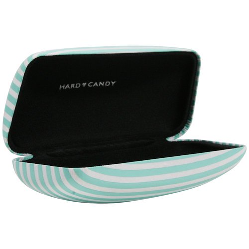 Hard Candy Hard Candy Made You Look Clamshell Sunglasses Case, Aqua