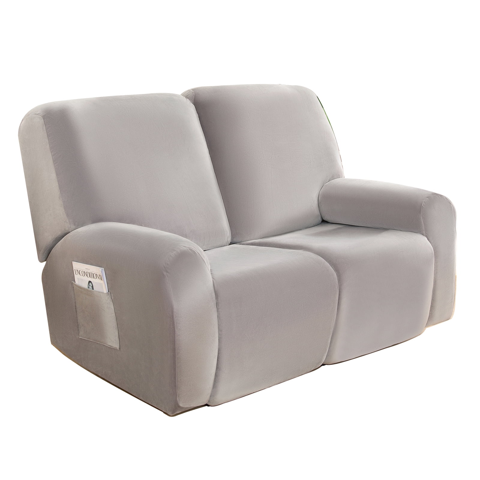 Lapalife 6Pieces Recliner Sofa Covers Velvet Stretch Reclining Couch