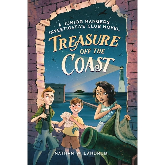 Treasure off the Coast: A Junior Rangers Investigative Club Novel, (Paperback)