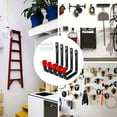 thumbnail image 7 of Shoreew 5Pcs Garage Storage Hooks Anti-Slip Coating Strong Load-bearing Easy to Install Heavy Duty Wall Mount Hooks Bike Hangers, 7 of 7