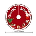 thumbnail image 5 of Christmas Tree Skirt Decorations Santa Claus Snowflake Christmas Tree Skirt Exquisite Tree Bottom Decoration Tree Skirt, 5 of 5