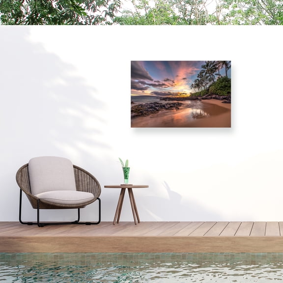 Pierre Leclerc 'Hawaiian Sunset Wonder' Outdoor Canvas
