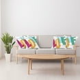 thumbnail image 4 of Ambesonne Saying Throw Pillow Cover 4 Pack, Vintage Colorful Letter Art, 24", Multicolor, 4 of 7