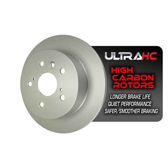 UltraHC Coated High Carbon Brake Rotor, Rear UR007455, Toyota Camry 2017-2012