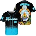 thumbnail image 1 of Camisetas de béisbol para hombres y mujeres con explosiones de verano de 2024 Camiseta de béisbol con la bandera de Honduras Impresión 3D, 1 of 5