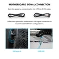 thumbnail image 4 of Hub USB y PWM Universal Lian Li Negro con Montaje Magnético y Compatibilidad de Carcasa Universal, 4 of 7