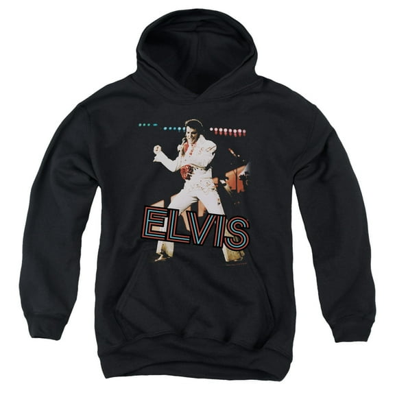 Elvis Presley - Hit The Lights - Youth Hooded Sweatshirt - Small