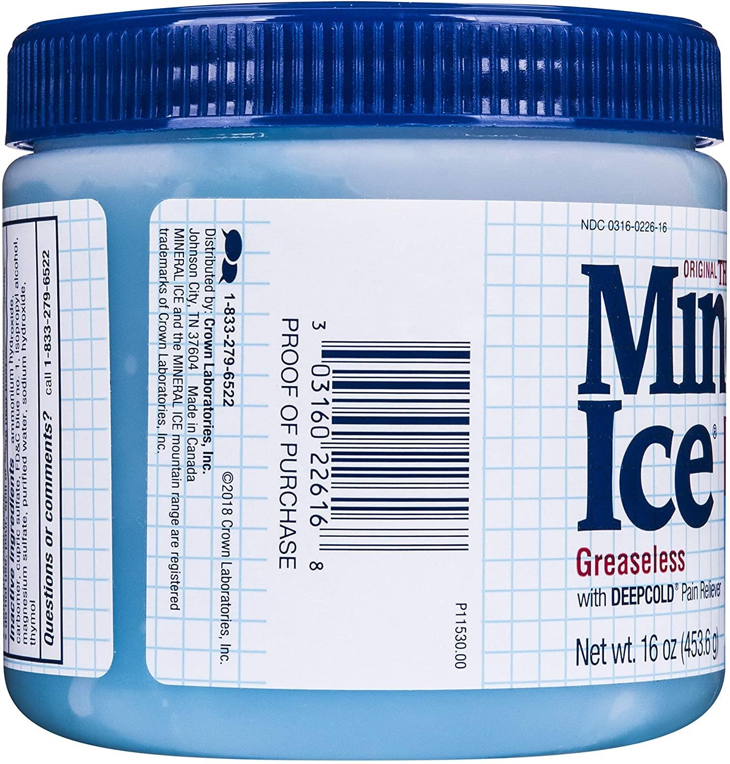 2 Pack - Mineral Ice Topical Analgesic Pain Reliving Gel 16Oz Each - image 4 of 5