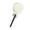 White, variant on 1. Lollipop Shape Powder Puff, Soft Body & Face Applicator with Handle, Easy-Clean Makeup Tool for Women