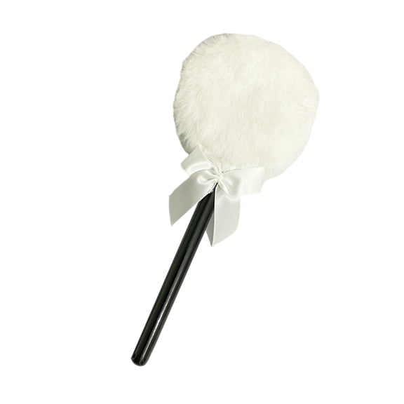 2. Portable Body Powder Puff with Long Handle, Lollipop Cosmetic Applicator for Face & Under Eye Makeup