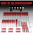 thumbnail image 2 of CARTMAN 100-Piece Magnetic Screwdriver Set with Plastic Racking, Precision Screwdriver, Bonus Magnetizer Demagnetizer and Magnetic Bowl, Common Repair Tools, Home Improvement Tools Gift, 2 of 6