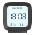 thumbnail image 2 of Reloj Digital, Despertador Fácil De Leer Humedad Luz Nocturna Multifuncional Activada Por Voz Para El Hogar Para La Cabecera, 2 of 7