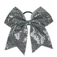 thumbnail image 2 of WTXUE hair ties, 1PC Hair Scrunchies Gradient Sequins Bowknot Headdress Ropes Decorations Headdress Hair Ties for Girls, scrunchies, Headbands for Women, hair bows for women, 2# Grey, 2 of 3