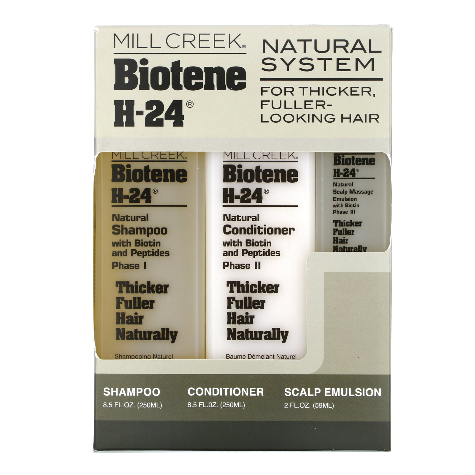 Natural System, 3 Piece Kit, Mill Creek Botanicals