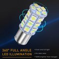 thumbnail image 4 of Muyoka 10pcs DC12V 330LM Super Bright 1141 1156 BA15S Bombillas LED para luces de señal de giro Luz de respaldo Luces traseras 1.5W 27pcs 5050 SMD Bombillas LED para automóviles Motocicletas Camiones Muyoka Hogar, 4 of 7