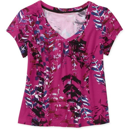 Rainbeau Women's Plus-Size Printed Yoga Tee