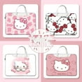 thumbnail image 2 of Cartoon Hello Kitty Laptop Bag Shoulder Messenger Notebook Pouch Briefcase Office Travel Business Computer Handbag YJ, 2 of 6