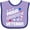 Lavender and Purple, variant on Inktastic Proud Grandson of a Veteran Veterans Day Boys Baby Bib