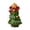 B, variant on Gardjoe 5 Piece Christmas Resin Figurine Gift Box Set with Santa Snowman Bear Reindeer and Tree for Holiday Tabletop Shelf and Tree Display