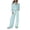 Blue, variant on Female Dressy Pant Suits for a Wedding Brown Womens Velour Tracksuit Two Piece Outfits for Women Long Sleeve Zip Crop Tops Pants Set Outfits for Women Women Sets 2 Piece Outfits