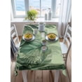 thumbnail image 3 of Palm Leaves Tropical Rectangle Tablecloth, Green Botanical Summer Green Ombre Waterproof & StainResistant Tablecloth, Washable Oil-proof Table Cover for Dining/Party/Wedding/Camping/Buffet 60x102 In, 3 of 9